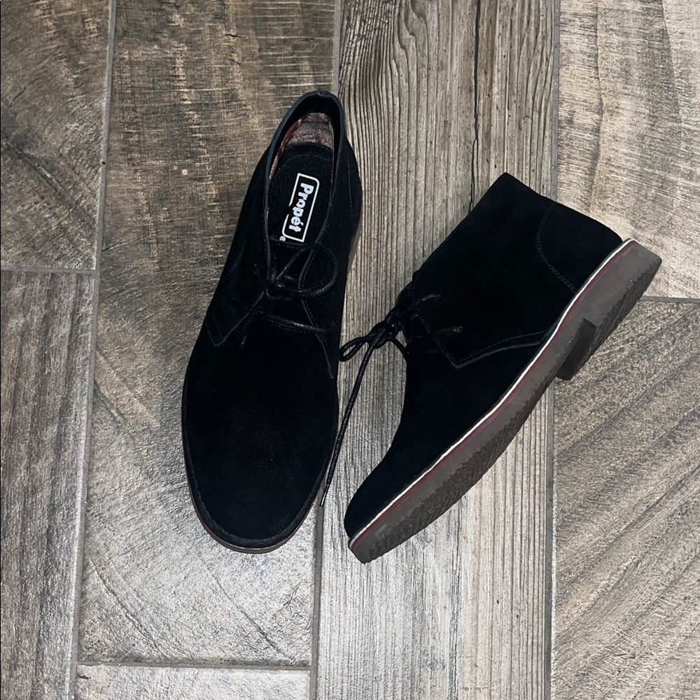 Prope’t Black Suede leather boots